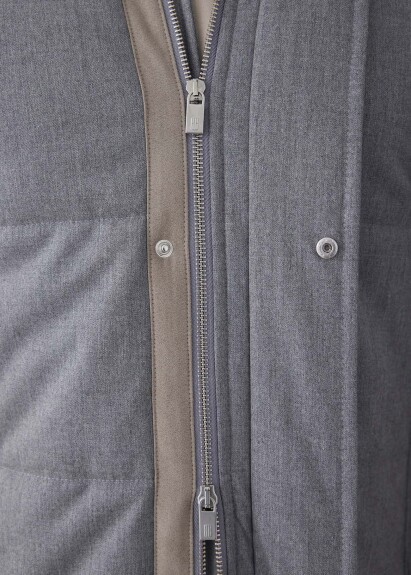 Gray Zip-Up Hooded Jacket - 3