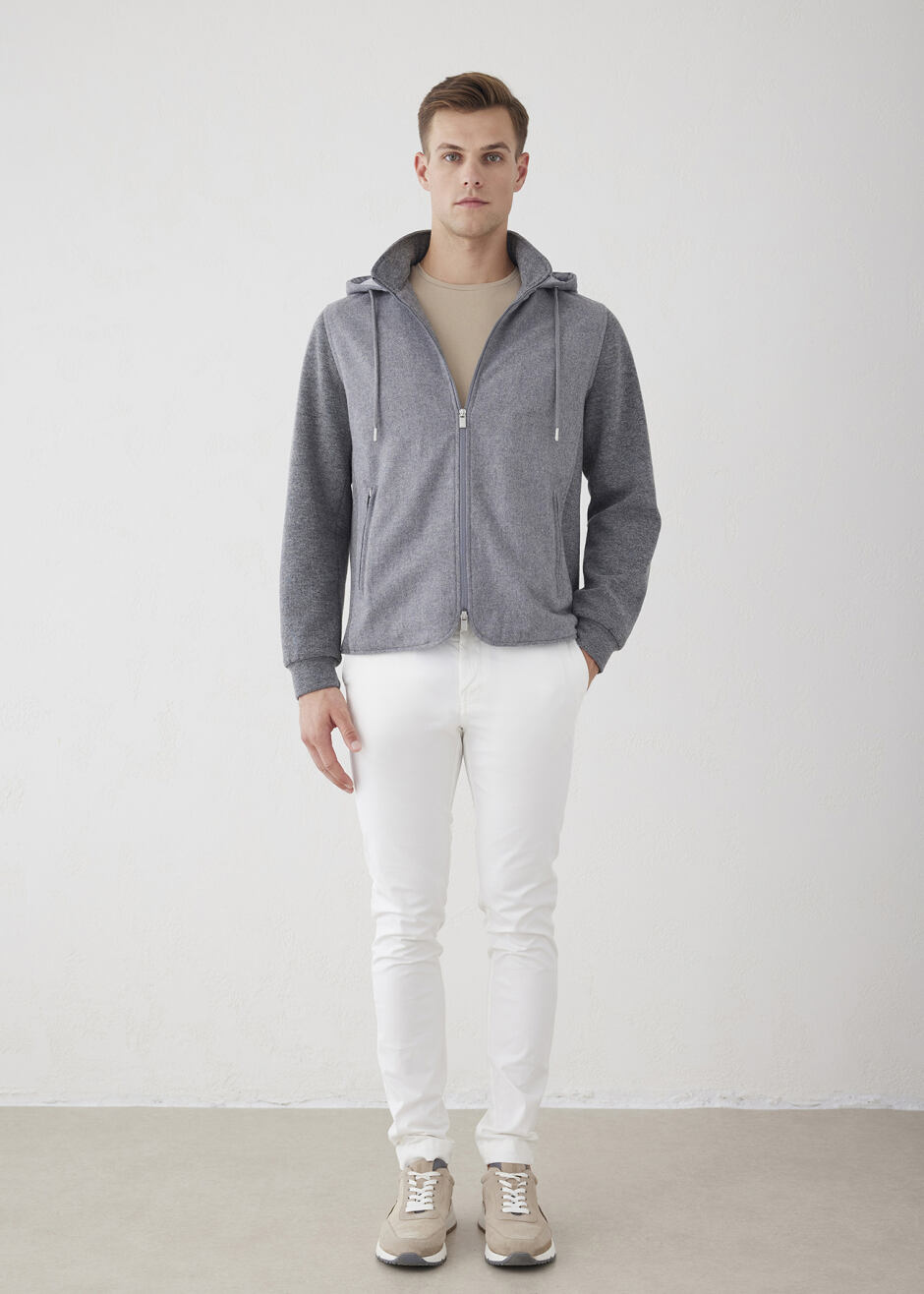 Woolen Gray Coat - Boris Becker