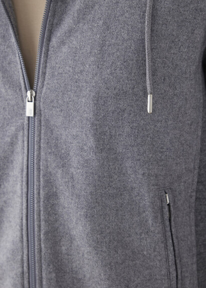 Woolen Gray Coat - 2