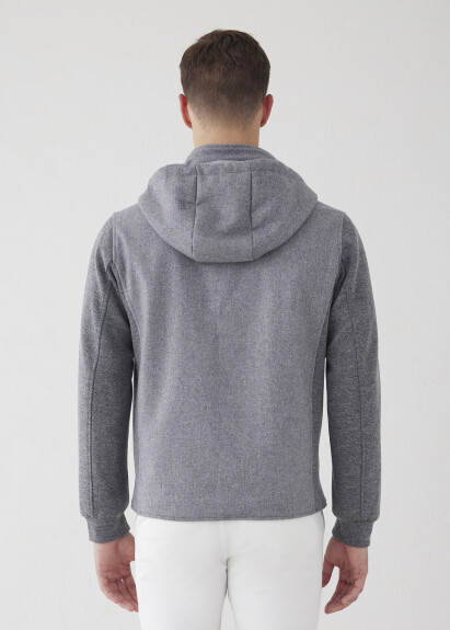 Woolen Gray Coat - 6