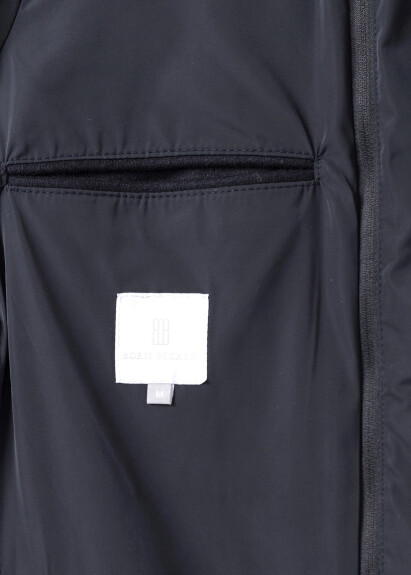 Anthracite Color Removable Inner Lined Wool Blend Jacket - 4