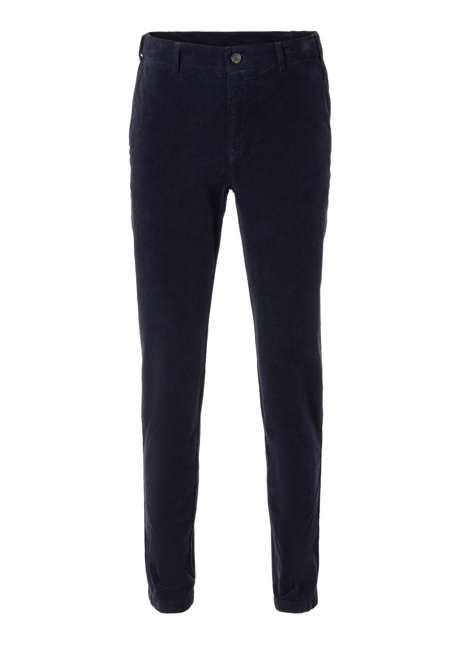 Navy Velvet Elastic Waist Jogger Pants - Boris Becker