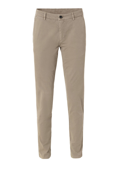 Beige Cotton Chino Pants 