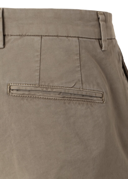 Beige Cotton Chino Pants - 5