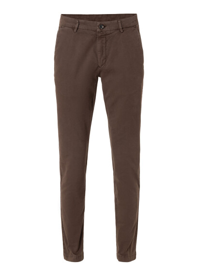 Brown Color Cotton Chino Pants 