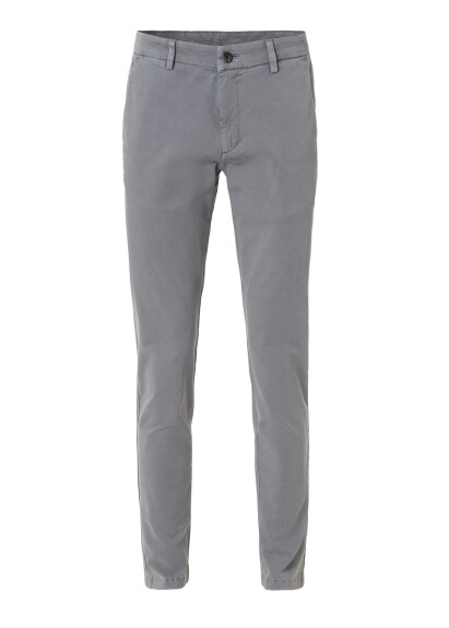 Gray Color Cotton Chino Pants 