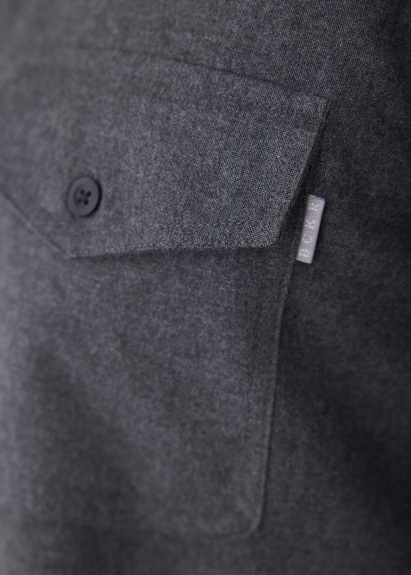 Anthracite Color Pocket Detail Shirt - 3