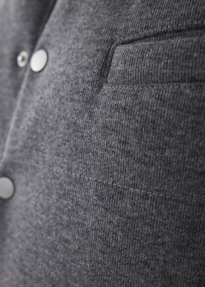 Gray Reversible Wool-Blend Vest - 3