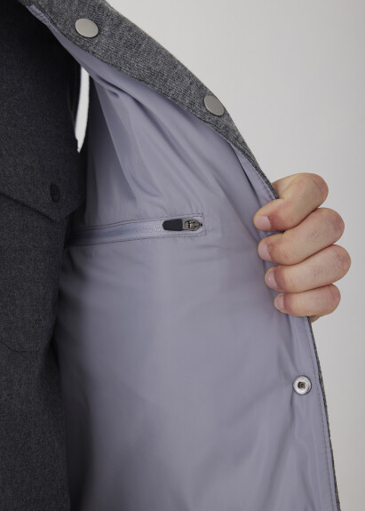 Gray Reversible Wool-Blend Vest - 6