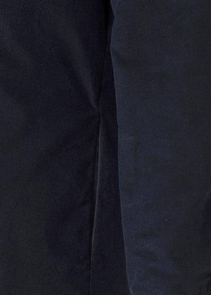 Navy Blue Color Reversible Velvet Outerwear Shirt - 4
