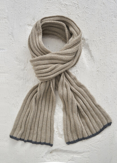 Beige Cashmere Scarf 