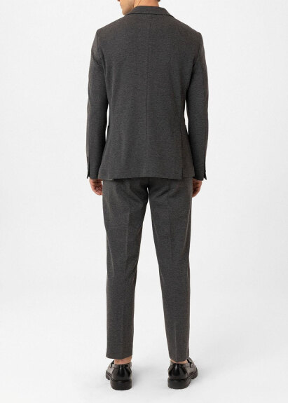 Antrasi̇t Renk Slim Fit Casual Erkek Ceket - 3