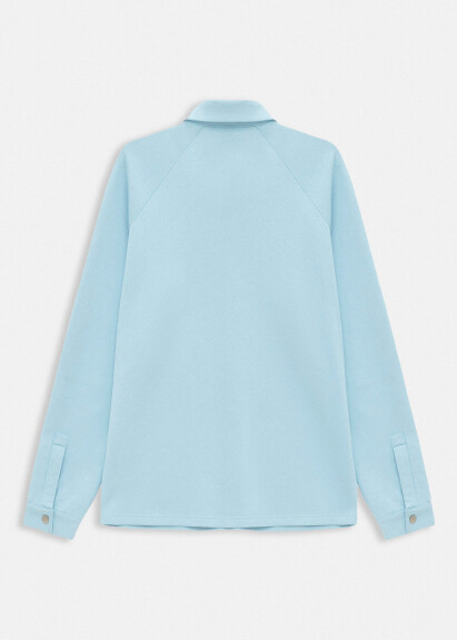 Bebek Mavi Renk Logo Baskılı Sweat - 7