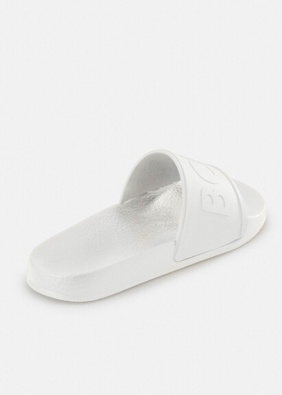 Beyaz Renk Logo Baskılı Terlik - 11