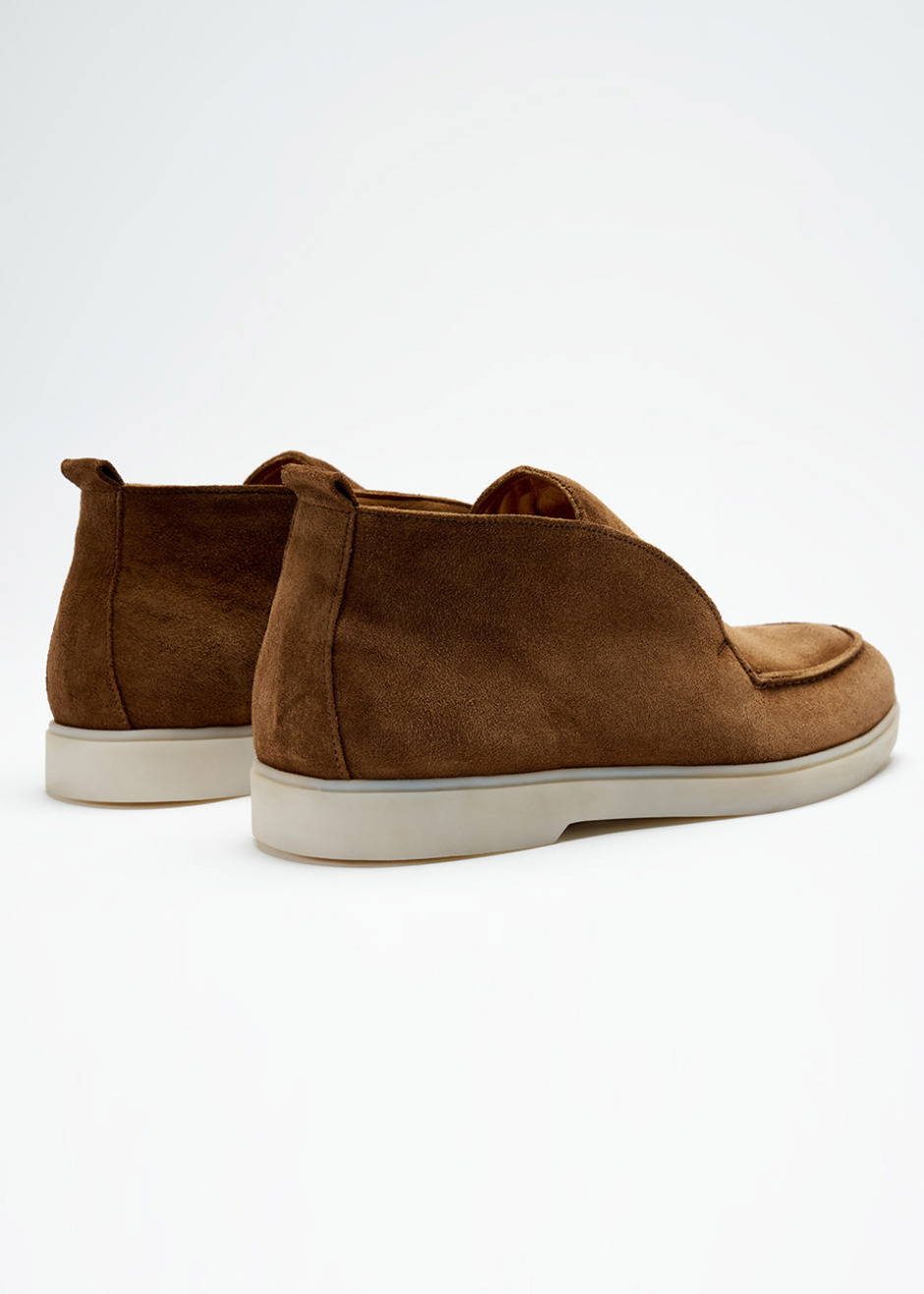 Camel Renk Süet Bot - Boris Becker