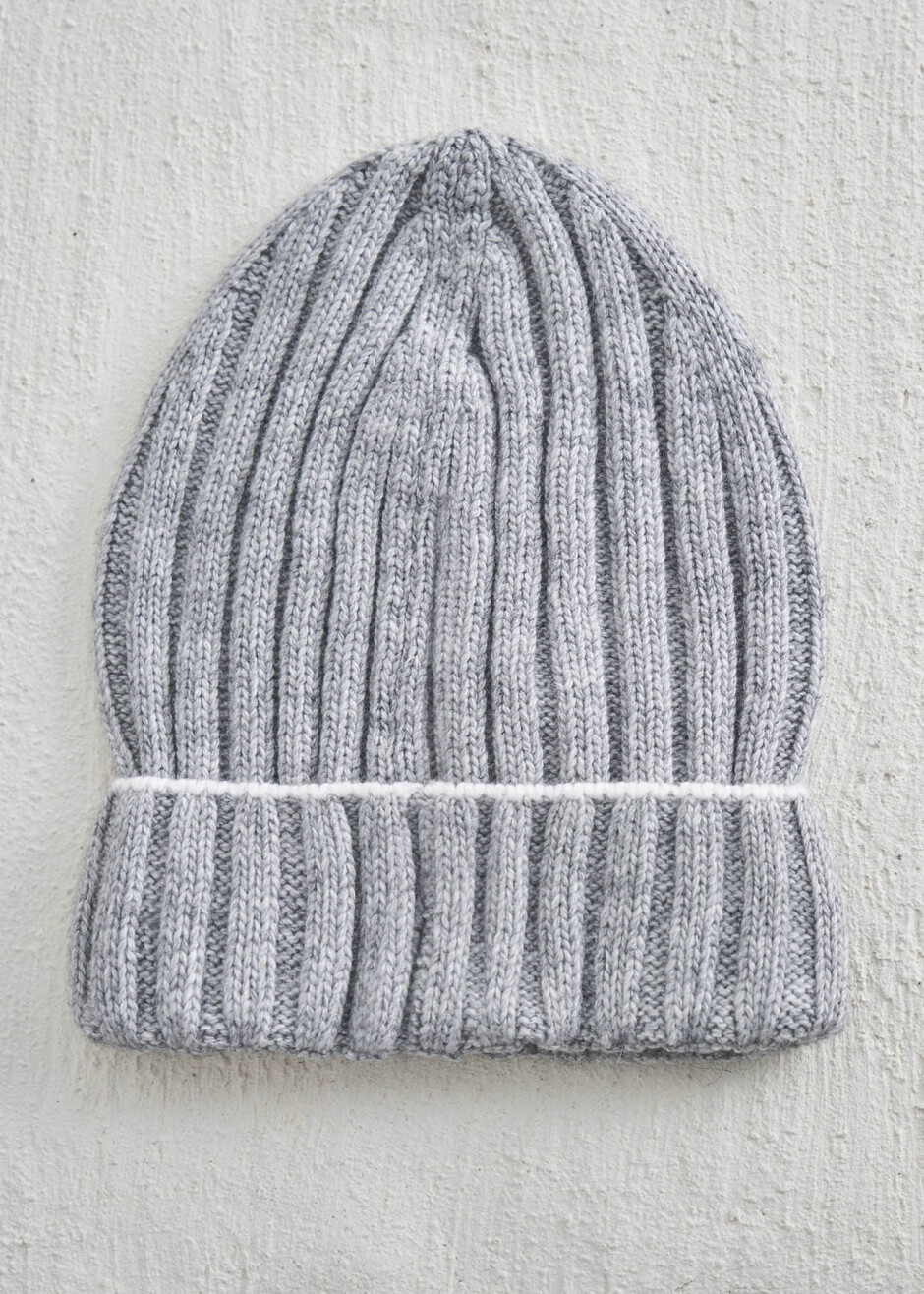 Gri Renk Kaşmir Bere - Boris Becker