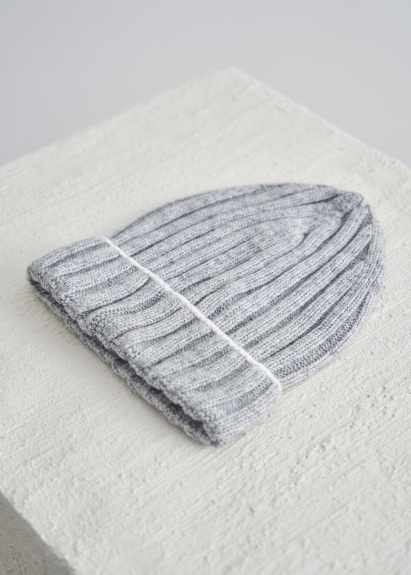 Gri Renk Kaşmir Bere - 2