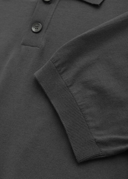 Haki Renk Polo Yaka Triko - 2