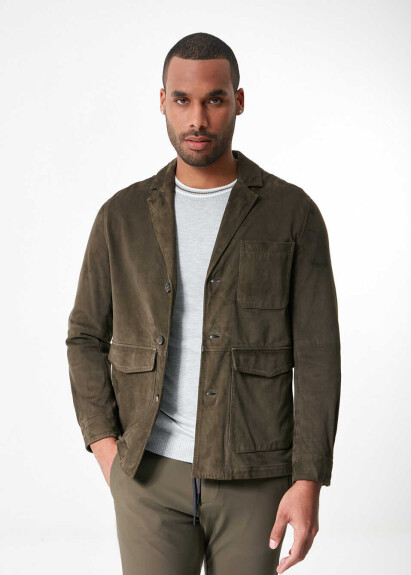 Haki Renk Safari Mont - 2