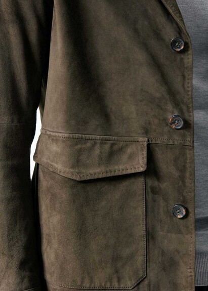 Haki Renk Safari Mont - 5