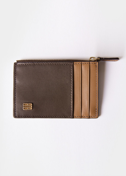 Kahve Renk Deri Kartlık - 6