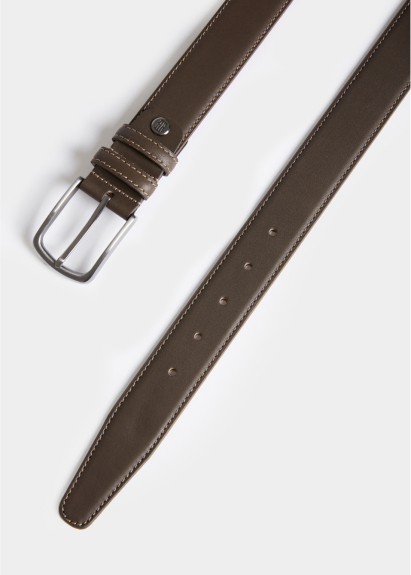 Kahve Renk Deri Kemer - 2