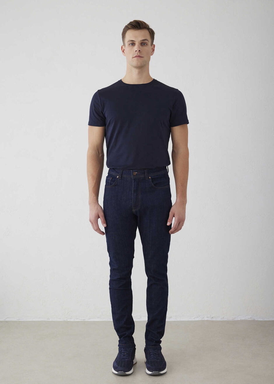 Lacivert Renk 5 Cep Denim Pantolon - Boris Becker