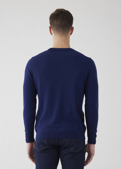 Lacivert Renk Bisiklet Yaka Triko Kazak - 6