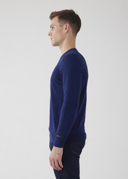 Lacivert Renk Bisiklet Yaka Triko Kazak - 5