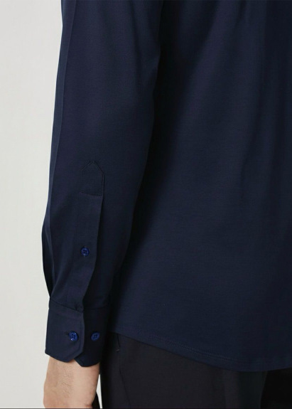 Lacivert Renk Örme Gömlek - 3