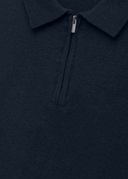 Lacivert Renk Polo Yaka Triko - 3