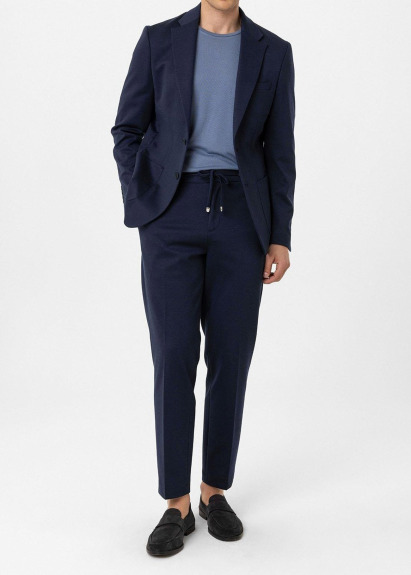 Lacivert Renk Slim Fit Casual Erkek Ceket - 2