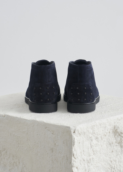 Lacivert Renk Süet Bot - 5