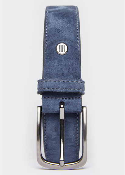 Lacivert Renk Süet Kemer - 3