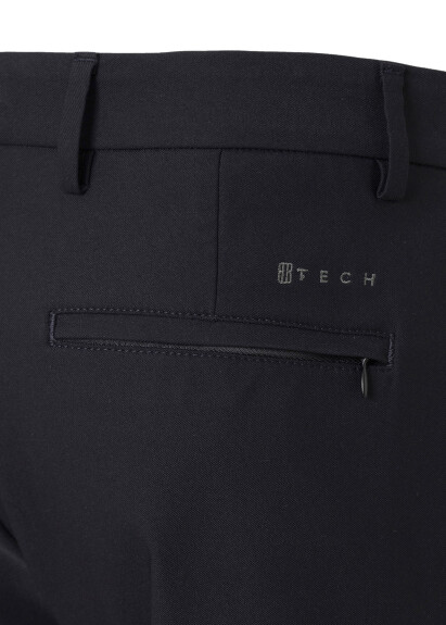 Lacivert Renk Teknik Chino Pantolon - 5