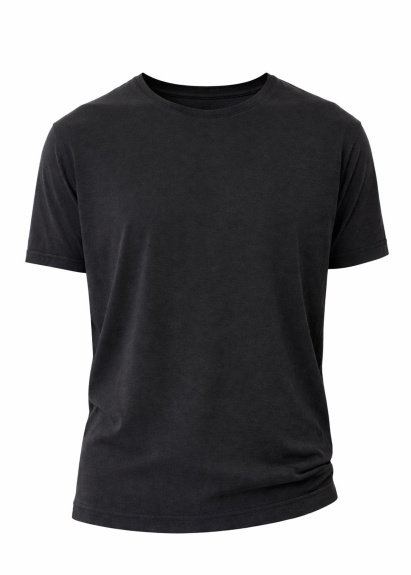 Siyah Renk Basic Modal Tshirt - 7