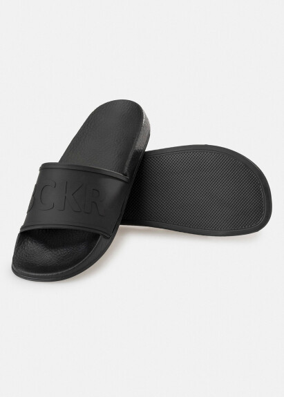 Siyah Renk Logo Baskılı Terlik - 11