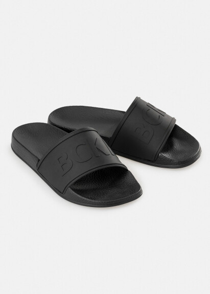 Siyah Renk Logo Baskılı Terlik - 5