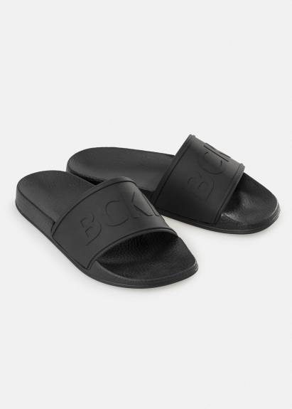 Siyah Renk Logo Baskılı Terlik - 4