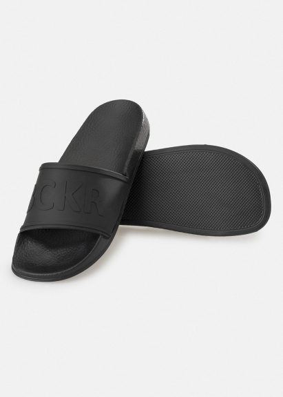 Siyah Renk Logo Baskılı Terlik - 10